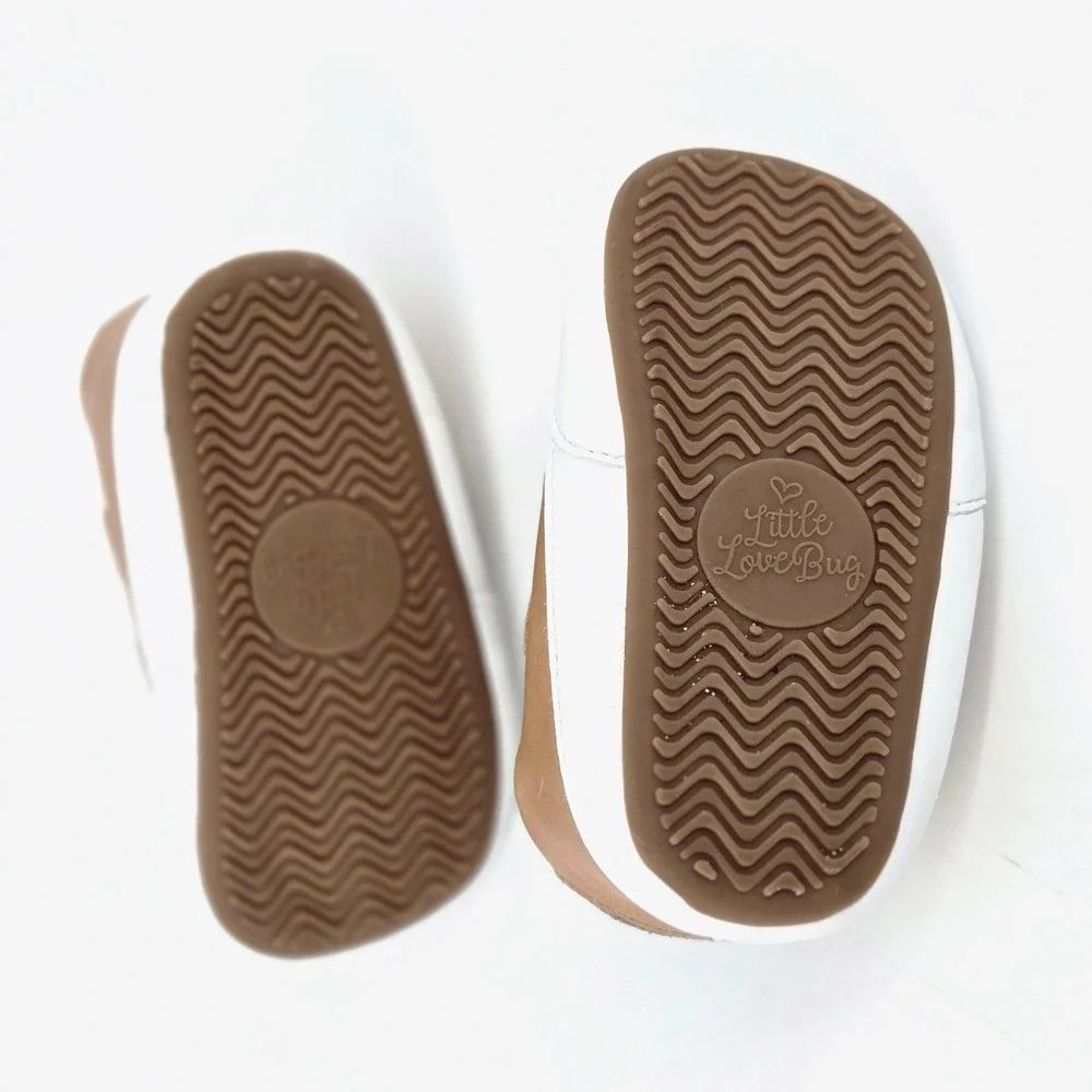 Little Love Bug Toddler Shoes Size 6 Lot Tan Used Black NWOT Barefoot Sneakers